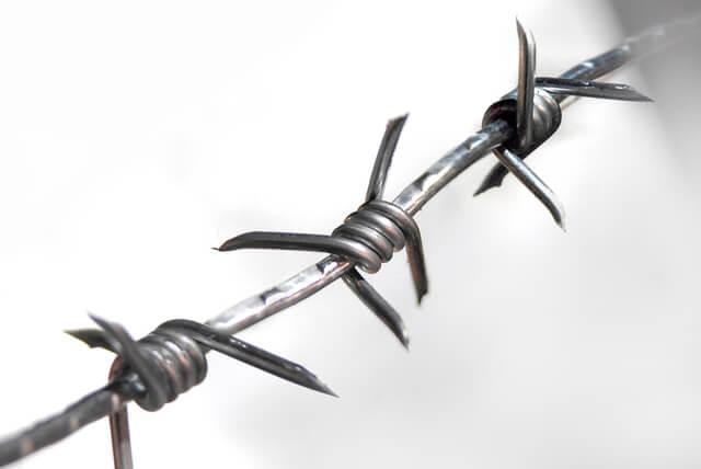 Проволока колючая одноосновная ГОСТ 285-69 основа d: 2,8 мм шипы d: 2,0 мм - фото 1 - id-p124759293