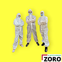 Одноразовый защитный комбинезон из спанбонда, рамер XL плотностью 40 г\м2. ZK-3