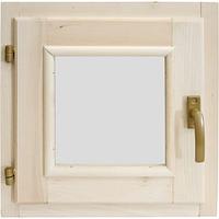 Стеклопакет БАННЫЕ ШТУЧКИ в парную 0,5Вх0,5Ш м с ручкой затвором петлями 3723