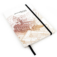 Блокнот линованный Pininfarina ITALIAN BEAUTY ROMA из каменной бумаги, А5, коричневый; белый, , диаметр 0 см.,