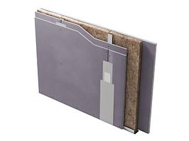 Звукоизоляционная каркасная перегородка Эконом