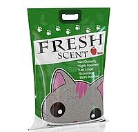 Fresh Scent Наполнитель комкующийся Яблоко, 10 л