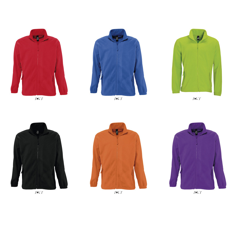 Sols SOL'S NORTH MEN'S ZIPPED FLEECE JACKET, фото 1