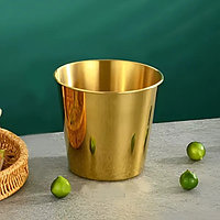 Соусница металлическая нержавеющая сталь 30 мл серебристая