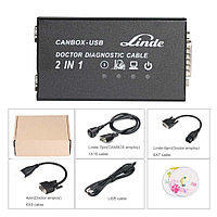 Linde Canbox и Doctor Diagnostic Cable USB ScanTool 2 в 1 V2016 Трековый Сканер