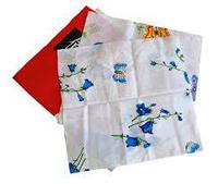 Салфетка техническая 40*40 цветная из хб бязи