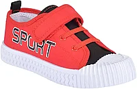 Кеды Neo Feet красный, черный