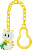 Клипса для соски-пустышки Котенок,от 0 мес. LUBBY