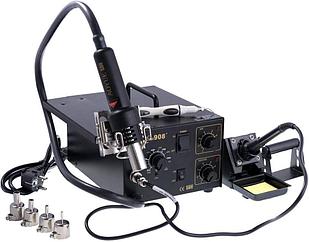 AOYUE 908+  Термовоздушная паяльная станция с паяльником