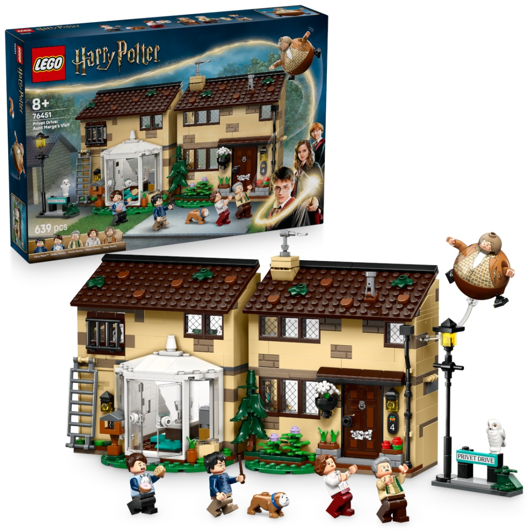 Lego 76451 Гарри Поттер Тисовая улица: визит тетушки Мардж
