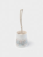 Ёршик для унитаза «Ракушки», 12×12×36 см, с подставкой