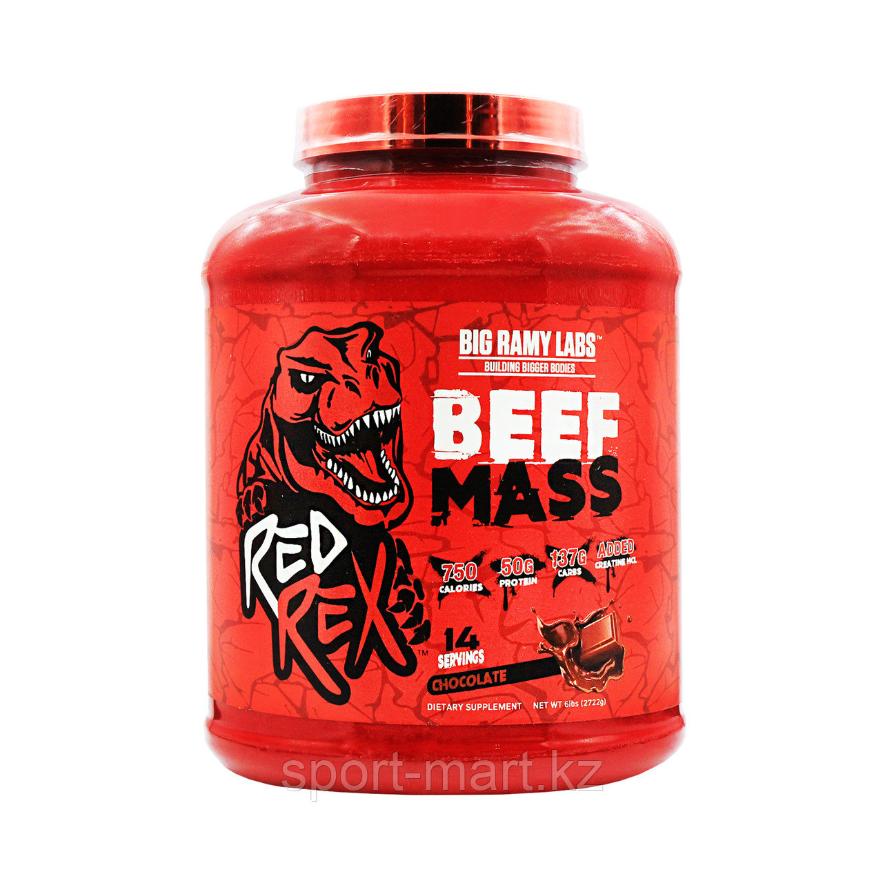 Гейнер сбалансированный Big Ramy Labs Red Rex Beef Mass 15 порций 2722 гр