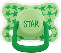 Соска-пустышка LUBBY круг. сосок, от 6 мес. силикон 13657