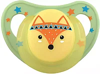 Соска-пустышка скош. сосок, от 6 мес., сил. 28558 LUBBY