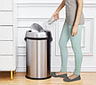Breez WB-2165 Напольная корзина для мусора с вращающейся крышкой (стальная 65 литров), фото 8