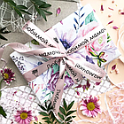 Лента подарочная "Любимой мамочке!" (Нежно-розовая с черным нанесением) 20 мм х 5 метров, фото 3