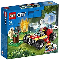 Конструктор Лесные пожарные 84 дет. 60247 LEGO City Fire