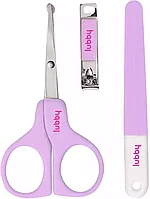Набор для ухода за ребенком LUBBY (Ножницы, пилочка, щипчики) от 0 мес. 4498