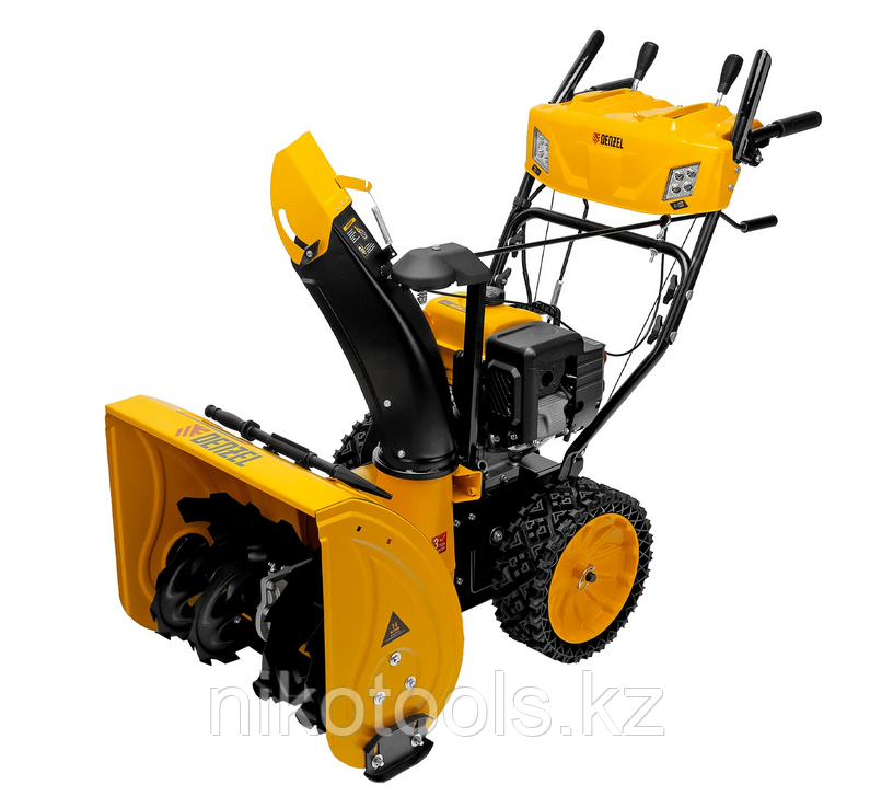 Бензиновая снегоуборочная машина SBM 610S PRO, 212cc, эл.старт, фара, обогрев// Denzel