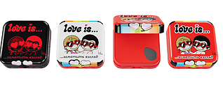 Освежающие конфеты Love is в форме сердца со вкусом Лимона 20 гр