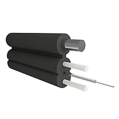 Кабель оптический B-OptiX, с дополнительным несущим элементом (2*0,5 FRP + проволока 1.0 мм), 1 волокно