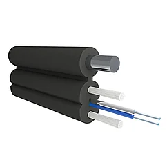 Кабель оптический Alpha Mile Flex FTTx, с дополнительным несущим элементом (проволока 1.0 мм), 2 волокна