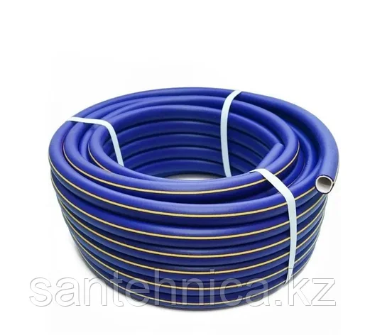 Шланг полив. арм. 3-слойный AQUA FORCE 1/2" 12,5 мм бухта 25 м ТЭП, фото 1