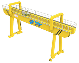 Двухбалочный козловый кран 20 тонн