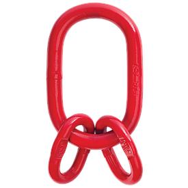 Звено соединительное подъемное с дополнительными кольцами для стропов