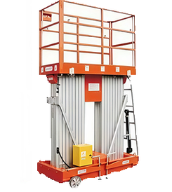 Подъемник двухмачтовый-двухстоечный телескопический