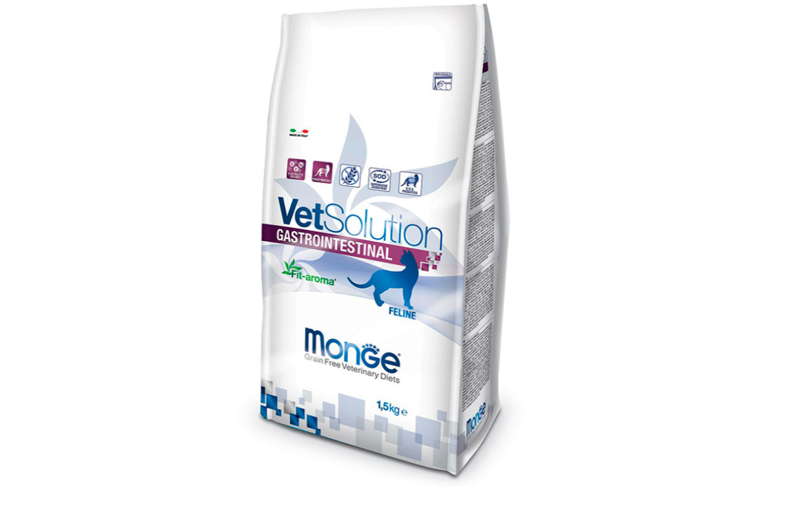 Monge Gastrointestinal Сухой корм для кошек, при проблемах с ЖКТ, беззерновой 1,5 кг
