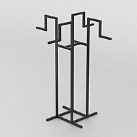 Вешало напольное Рейл 5 0405 Racks.kz ,130x80x50 см, черный