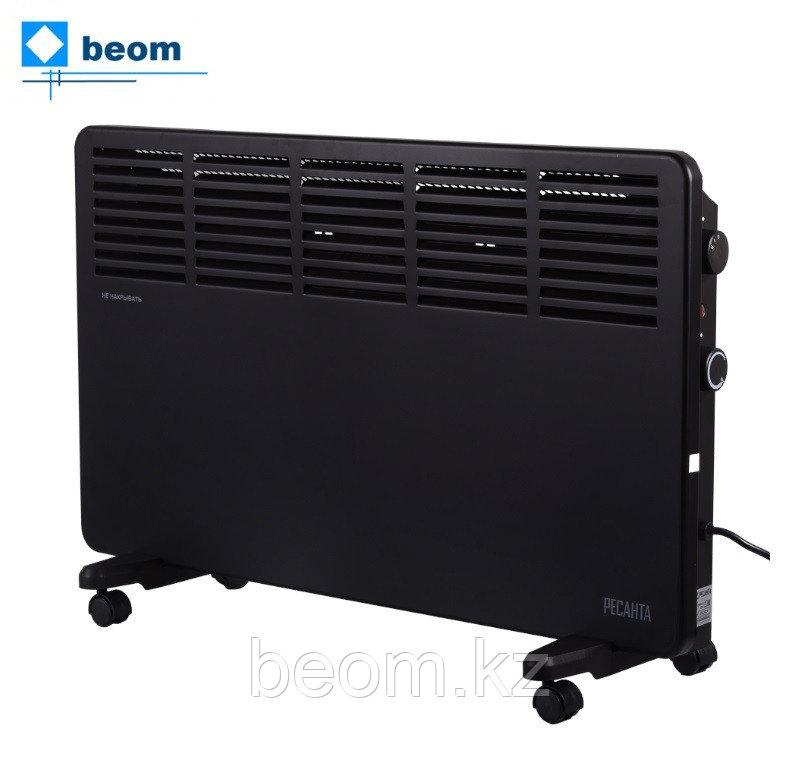 Конвектор Ресанта OK-2000Ч (2 кВт | 220В | 20 м2 | Вес, кг 4.1 | термостат | настенный | напольный)