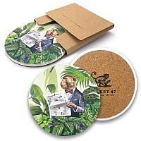 Подставка под стакан из пробки