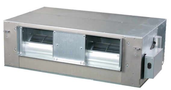 Канальные двухтрубные фанкойлы MDV с АС мотором серия MDKT3H (высоконапорные) MDKT3H-2200G100, фото 1