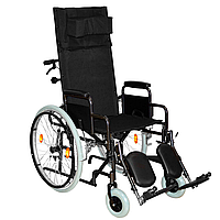 Кресло-коляска инвалидная механическая с высокой спинкой Мега-Оптим 514 А