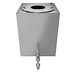 Бак для воды INTENT 10 литров Ø 80 мм квадратный, фото 2