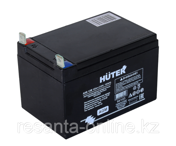 АКБ 12В 12Ач Huter, шт
