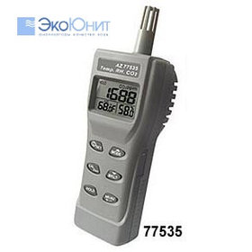 AZ Instrument AZ77535 Высокоточный анализатор CO2, влажности, точки росы с USB AZ77535