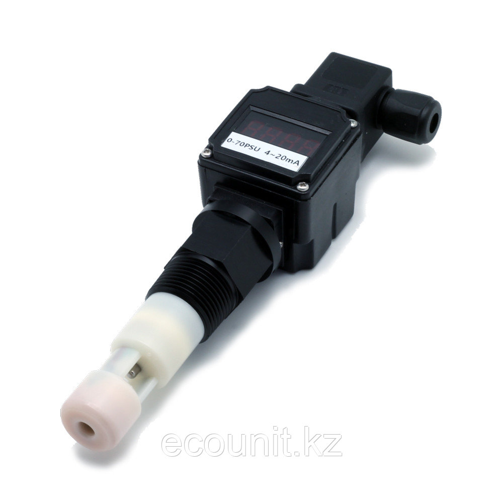 ЭкоЮнит DDM-203 Цифровой датчик солености (0-70psu, 3/4"NPT, 4-20мА, кабель 5м) DDM203