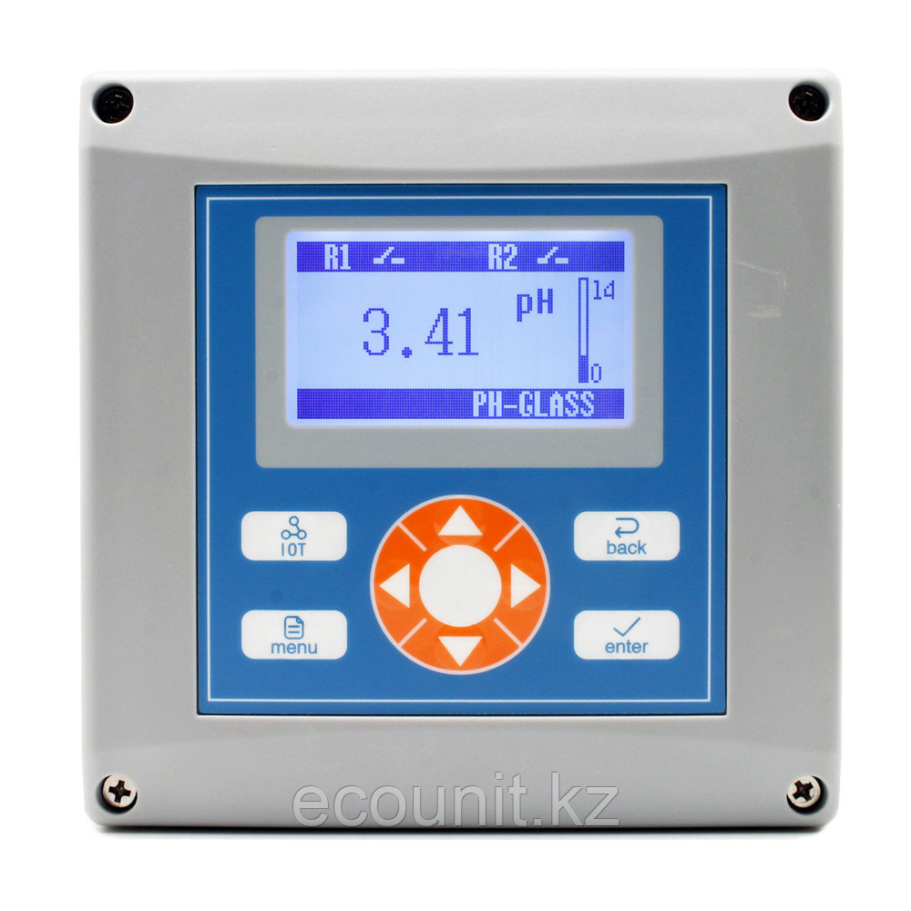 APX2-C1-Z-A Контроллер pH/ОВП (0-14pH, 2000мВ, 4-20мА, RS485, питание 100-240В, 50Гц) в комплекте с