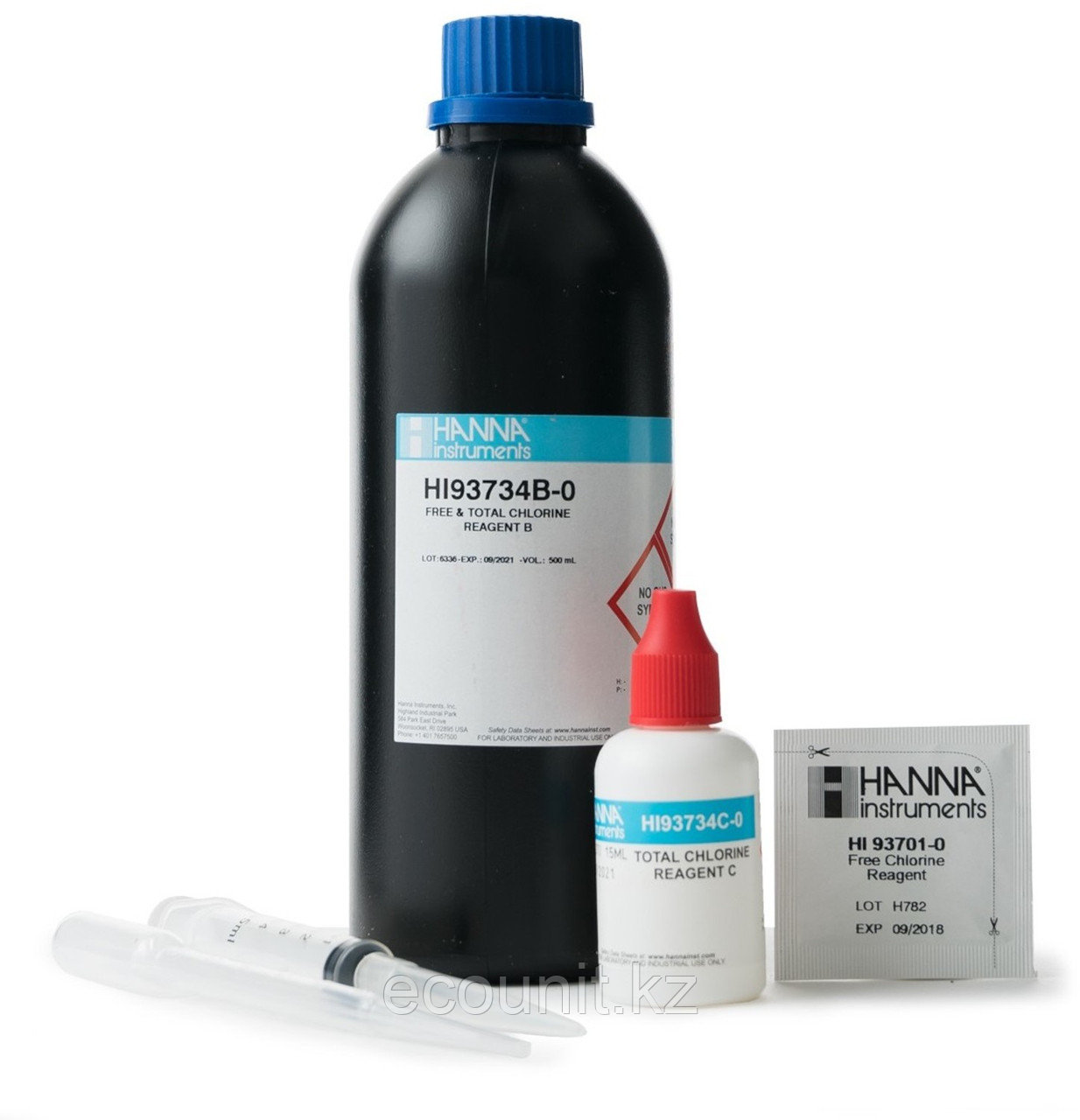 Hanna HI93734-01 реагенты на свободный и общий хлор, 100 тестов HI93734-01, фото 1