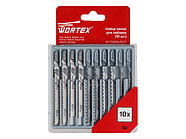 Набор пилок для лобзика универсальный 10 шт. WORTEX