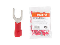 Наконечник НВИ 1,5-5 вилка (0,5 - 1,5 мм2) (100 шт) Юпитер