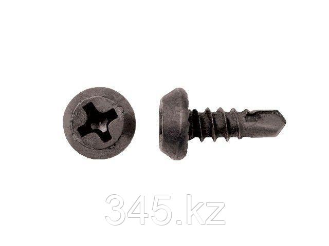 Саморез 3.5х9.5 мм для лист. металла, фосфат, со сверлом (50 шт в зип-локе) STARFIX