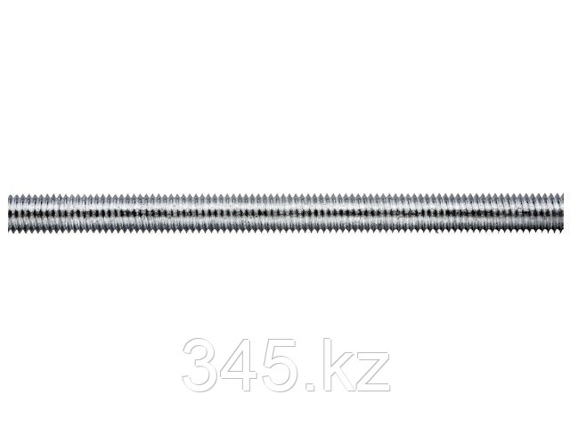 Шпилька резьбовая М24х2000 мм цинк, кл.пр. 4.8, угол резьбы 45°, DIN 975 STARFIX