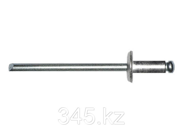 Заклепка вытяжная 4.8х6 мм алюминий/сталь, цинк (25 шт в зип-локе) STARFIX