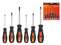 Набор отверток 6шт (SL3х75,5х75,6х100 PH0х75,1х75,2х100) STARTUL PROFI (ST3033-6)