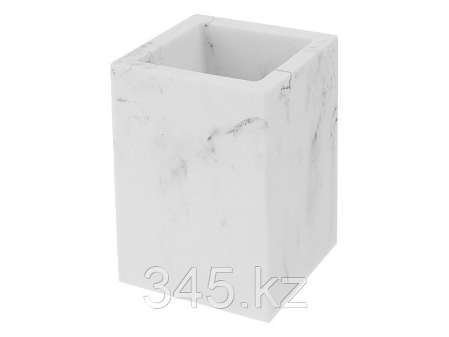 Стакан для зубных щеток MARBLE, белый, PERFECTO LINEA