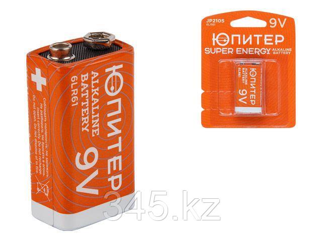 Батарейка 6LR61 (6LF22) 9V alkaline 1шт. ЮПИТЕР